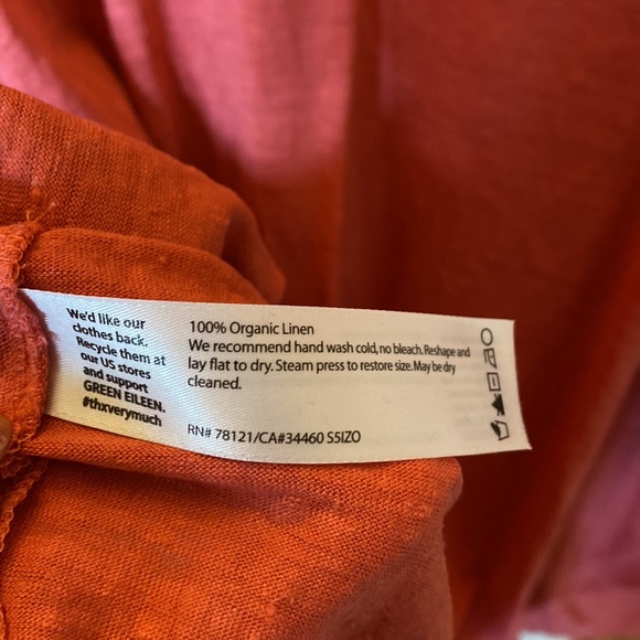 Eileen Fisher Pink V-Neck Tunic - Picture 5 of 7